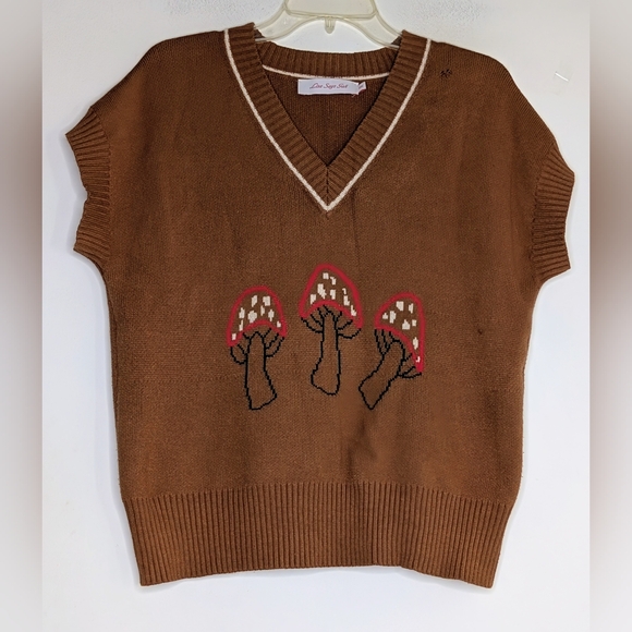 LISA SAYS GAH Fangio Vest in Fungo Camel - Picture 5 of 10